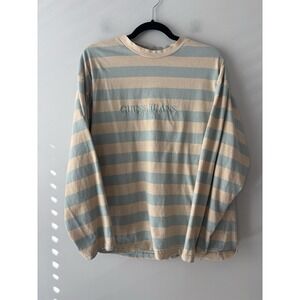 Vintage 90s GUESS by Georges Marciano Striped Tee‎ Made USA 100% Cotton Sz Large